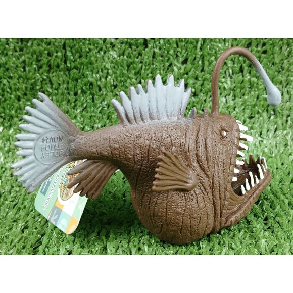 Anglerfish Toy Figure Deep Sea Angler Fish Boley Ocean Animal Sea Creature pvc - Picture 6 of 16